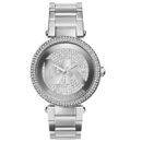 Michael Kors Ladies Parker Silver Gem Set Watch - MK5925